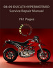 Thumbnail 2008-09 Ducati Hypermotard 1100/1100S Service Repair Manual