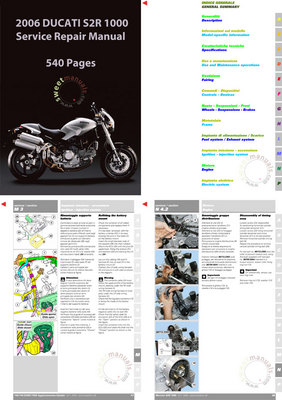 Product picture 2006 Ducati Monster S2R 1000 Repair Manual