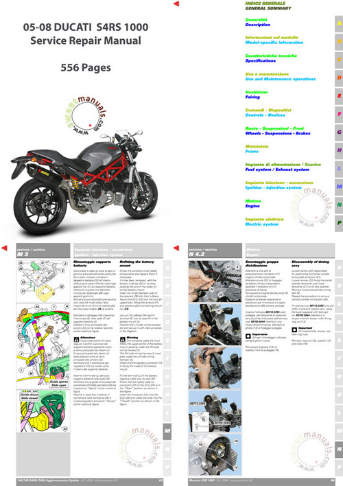 Product picture 2005-2008 Ducati S4RS Service Repair Manual